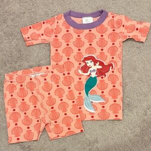 Hanna Andersson Kids Pajama Set - Peach and Purple